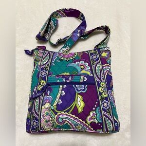 Vera Bradley Hipster Quilted Crossbody Bag Purse NICE Multiple Compartments